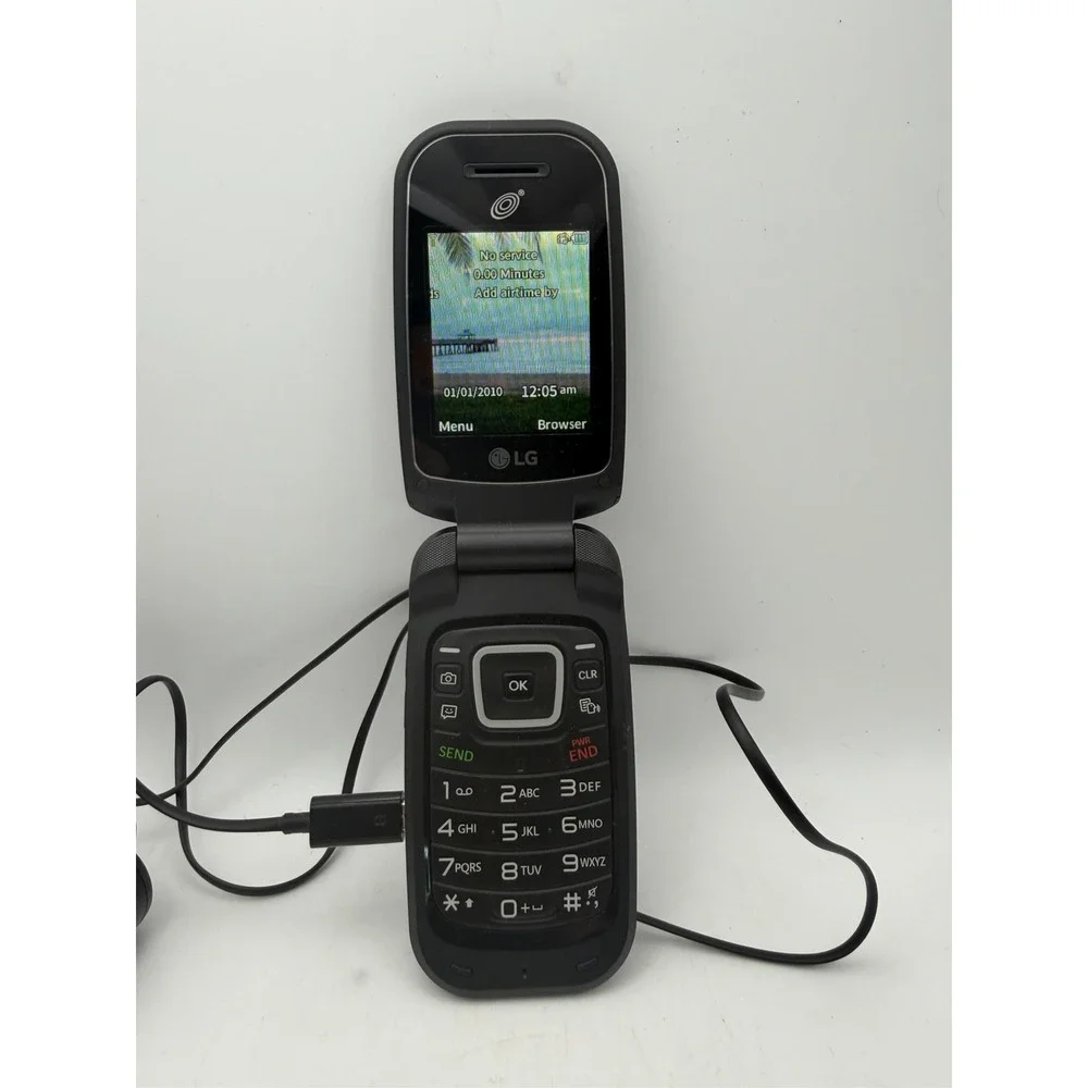 TracFone LG 442BG older Flip Phone 3G 1.3MP Camera TESTED & WORKS(Unlocked)